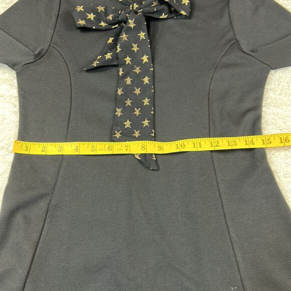 Raye tog gold star scarf mini dress, size xs - Picture 6 of 9